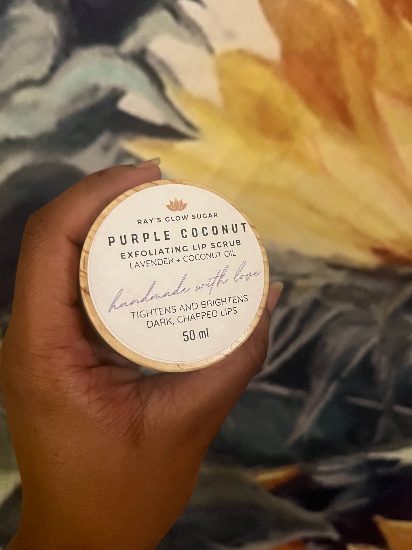 Purple Coconut Lip Sugar Scrub